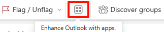Step 1: Open Outlook Web and click Apps icon