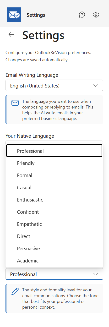 Tone Adjustment feature